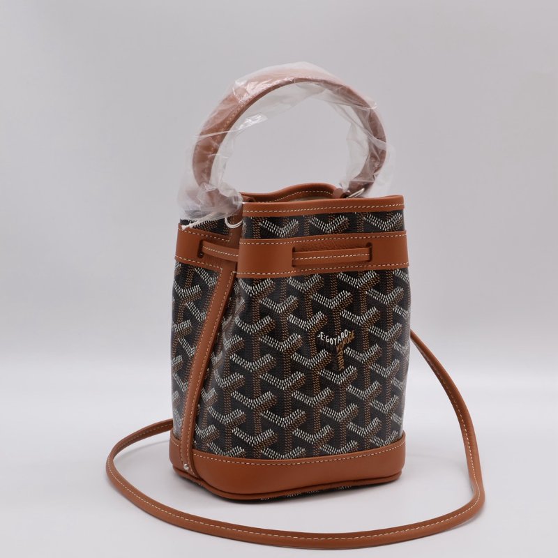 GOYARD Petit Flot水桶包 - Mini棕-2