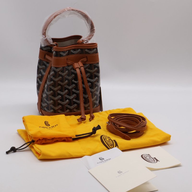 GOYARD Petit Flot水桶包 - Mini棕-14