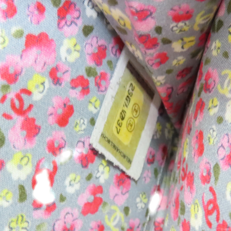 綠色 菱格紋 牛仔布 拉鍊長夾 A82370【CHANEL 香奈兒】 A82370-9