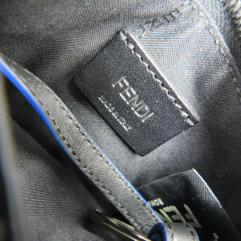 黑色 牛皮 robot face fragment 卡夾 名片夾.【FENDI 芬迪】 7AR534-5