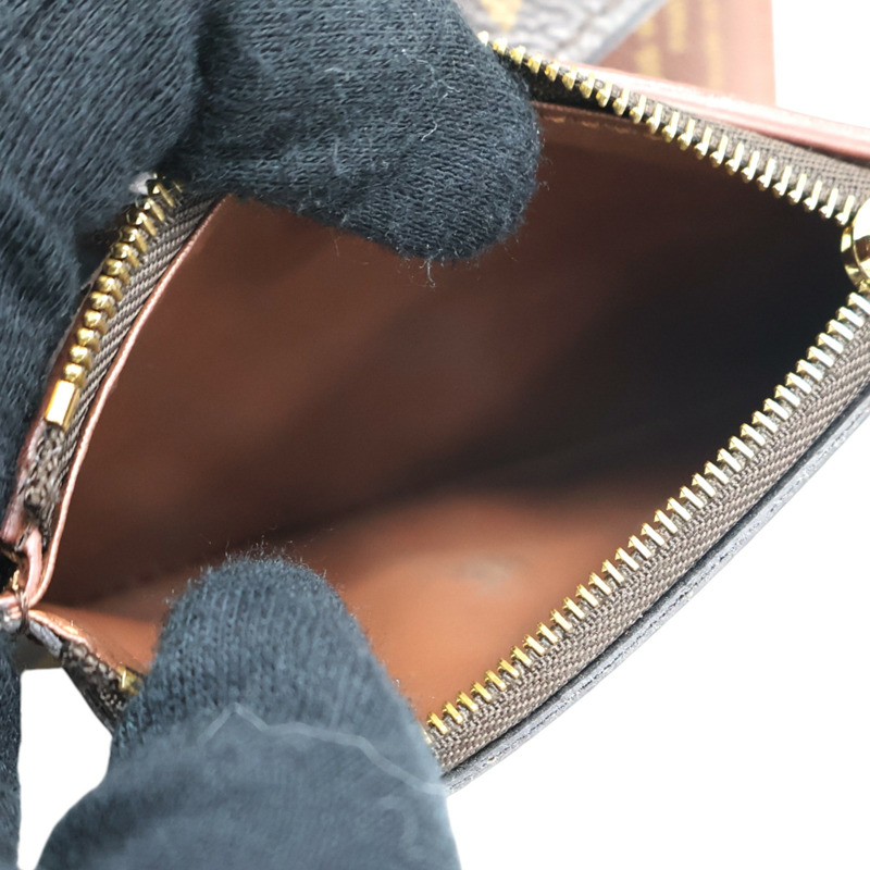 棕色 原花帆布 Victorine 扣式 短夾 M62472【LOUIS VUITTON LV 路易威登】 M62472-8