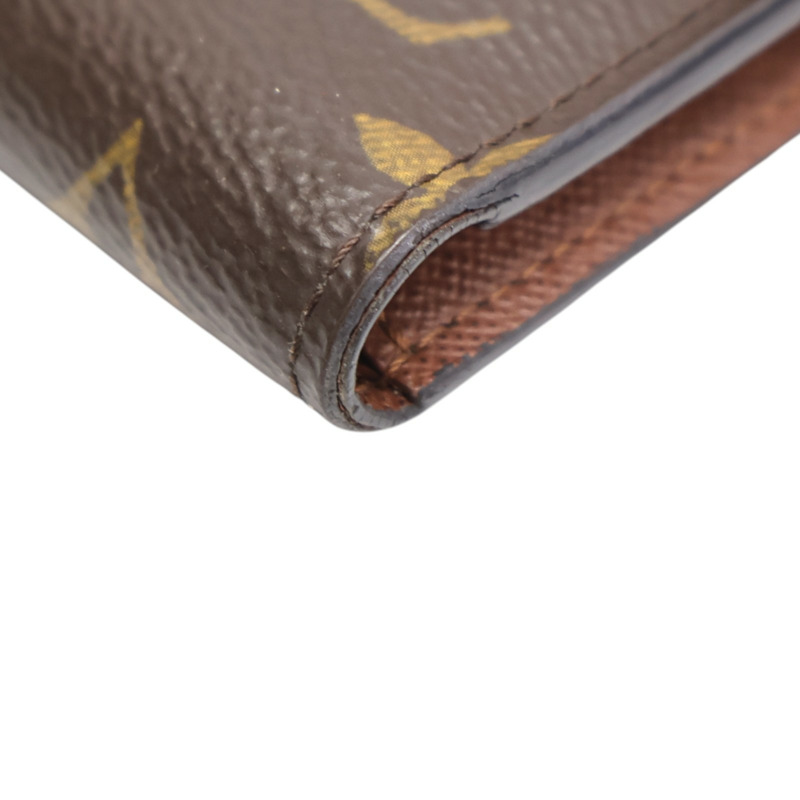 棕色 原花帆布 Victorine 扣式 短夾 M62472【LOUIS VUITTON LV 路易威登】 M62472-10
