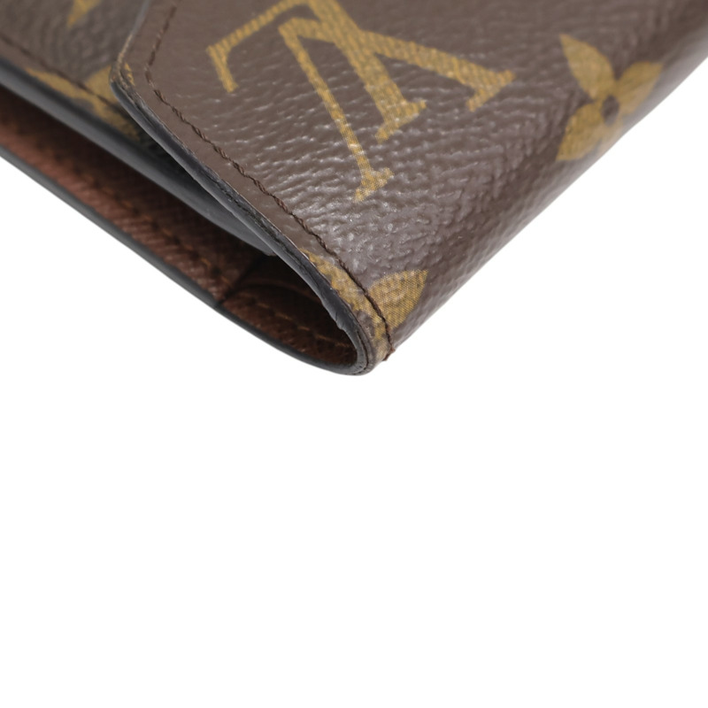 棕色 原花帆布 Victorine 扣式 短夾 M62472【LOUIS VUITTON LV 路易威登】 M62472-13