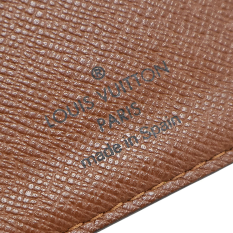 棕色 原花帆布 MARCO 兩折 短夾 M62288【LOUIS VUITTON LV 路易威登】 M62288-9