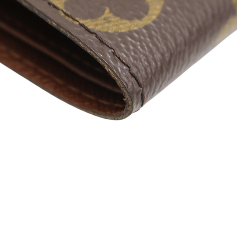 棕色 原花帆布 MARCO 兩折 短夾 M62288【LOUIS VUITTON LV 路易威登】 M62288-13