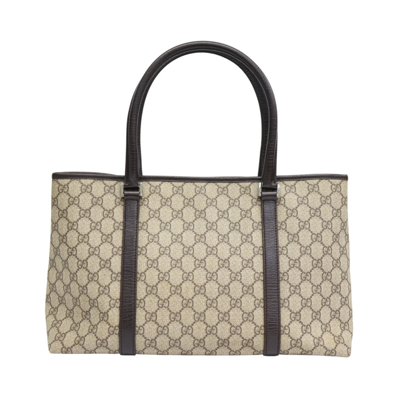 棕色 GG Supreme帆布 肩背包 114595【GUCCI 古馳】 114595-1