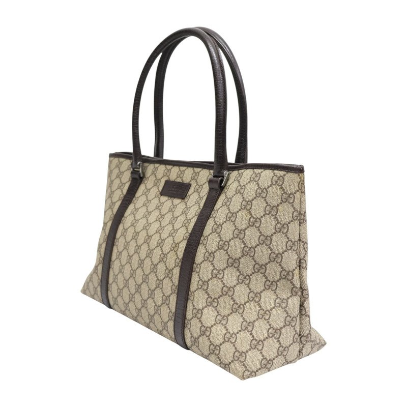 棕色 GG Supreme帆布 肩背包 114595【GUCCI 古馳】 114595-2