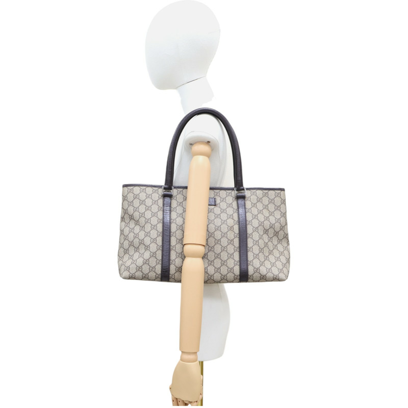 棕色 GG Supreme帆布 肩背包 114595【GUCCI 古馳】 114595-10