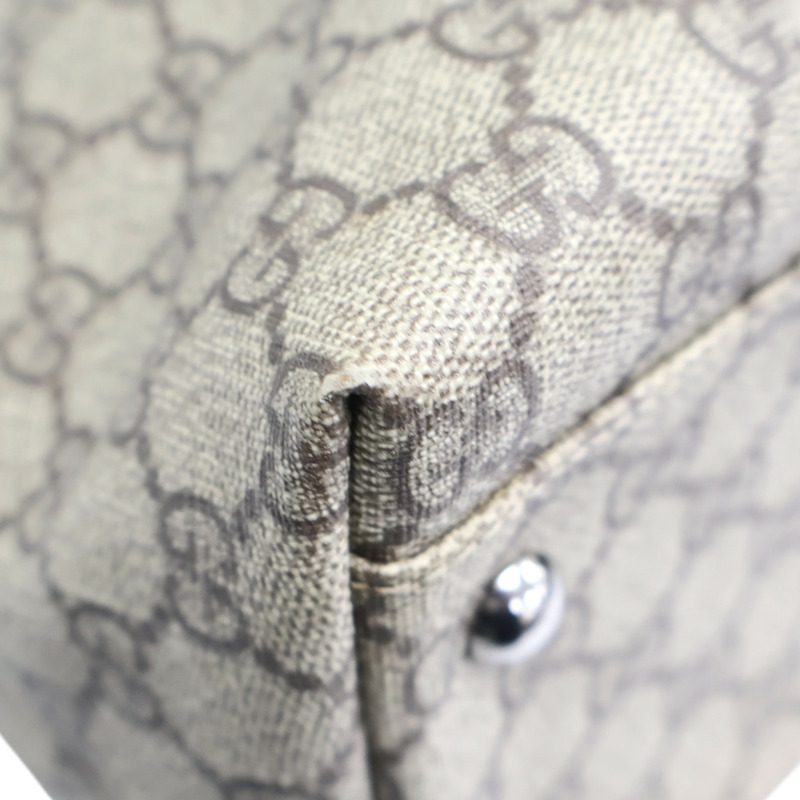 棕色 GG Supreme帆布 肩背包 114595【GUCCI 古馳】 114595-12