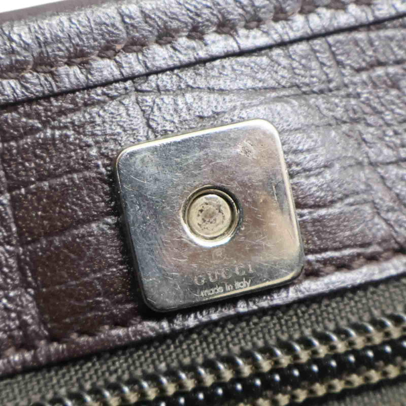 棕色 GG Supreme帆布 肩背包 114595【GUCCI 古馳】 114595-16