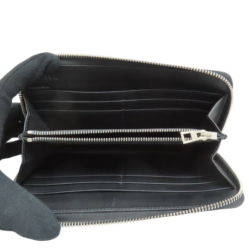 藍色 牛皮 Puzzle  拉鍊長夾【LOEWE 羅威】 261812-4