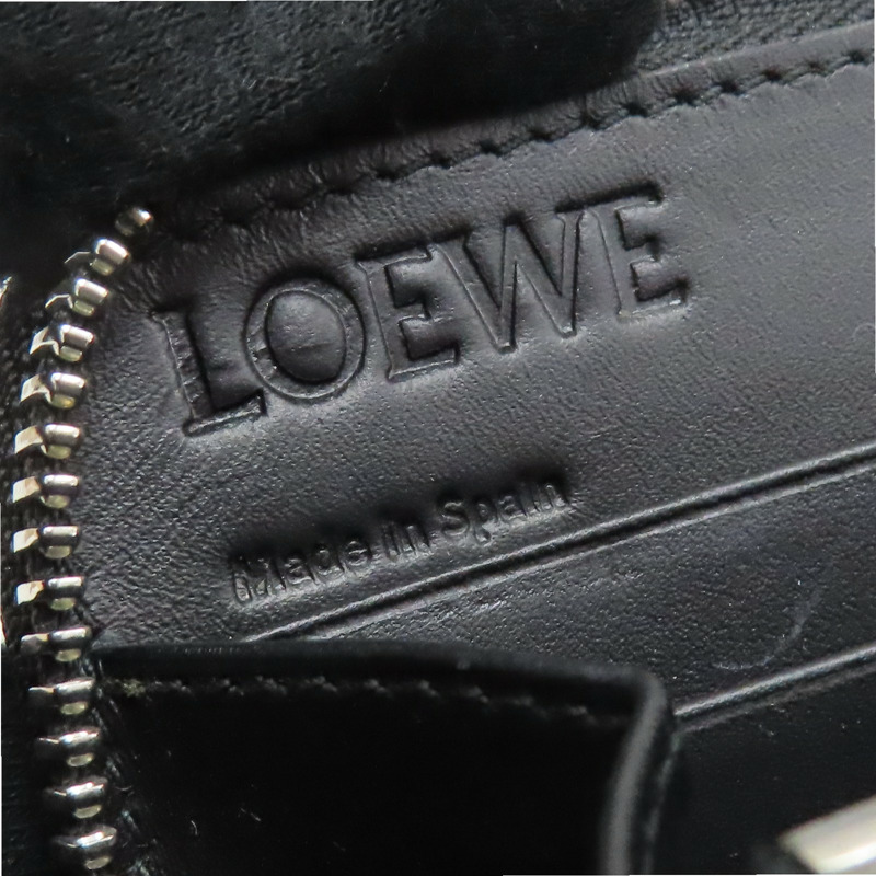藍色 牛皮 Puzzle  拉鍊長夾【LOEWE 羅威】 261812-7