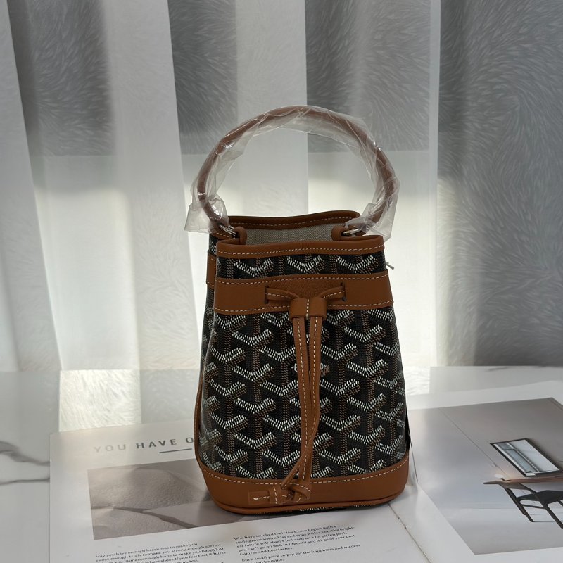 GOYARD Petit Flot水桶包 - Mini棕-0