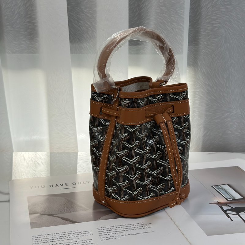 GOYARD Petit Flot水桶包 - Mini棕-3