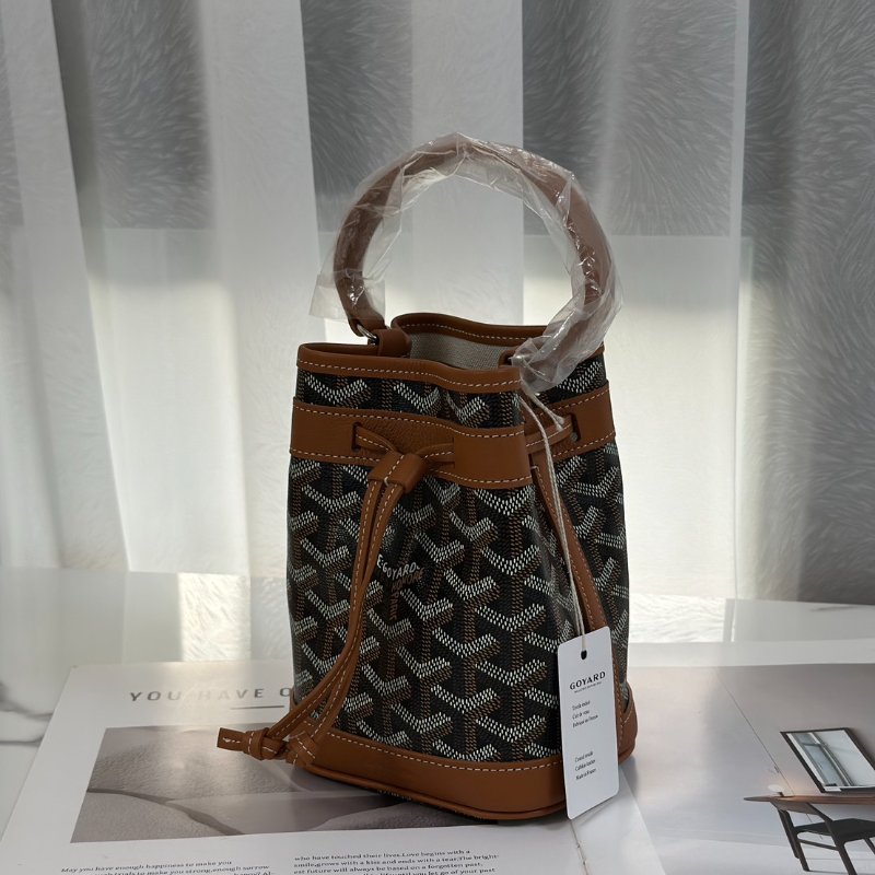 GOYARD Petit Flot水桶包 - Mini棕-4