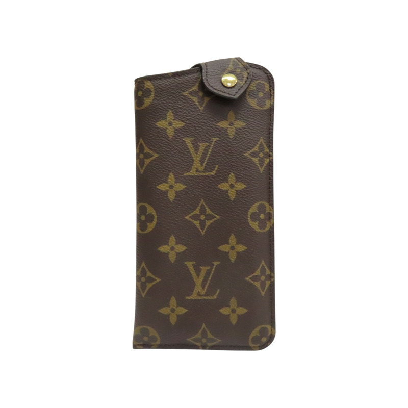 棕色 原花帆布 Etui Lunettes 眼鏡盒 M66544【LOUIS VUITTON LV 路易威登】 M66544-0