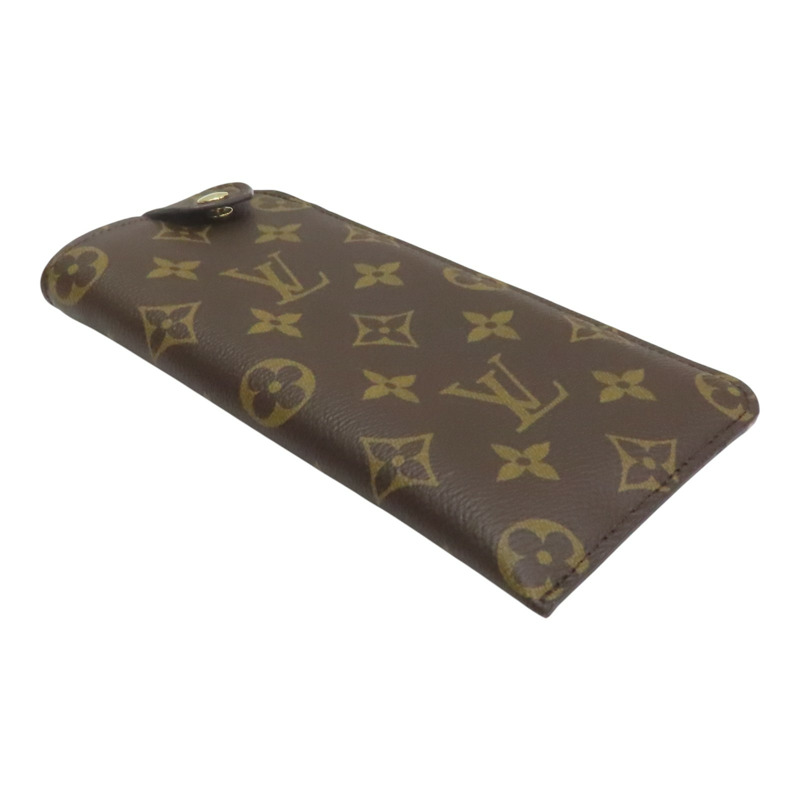 棕色 原花帆布 Etui Lunettes 眼鏡盒 M66544【LOUIS VUITTON LV 路易威登】 M66544-2