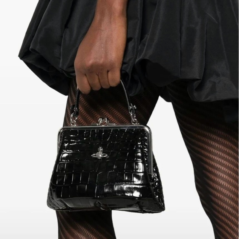 Vivienne Westwood 西太后 鱷魚紋 鏈條包-4