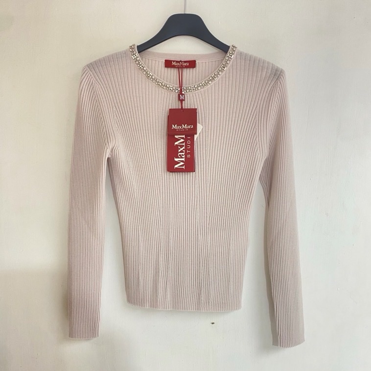 MaxMara -Catone 羊毛 針織衫#S M-0