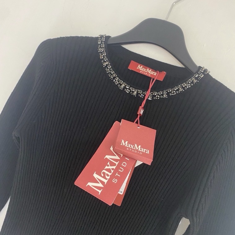 MaxMara -Catone 羊毛 針織衫#S M-3