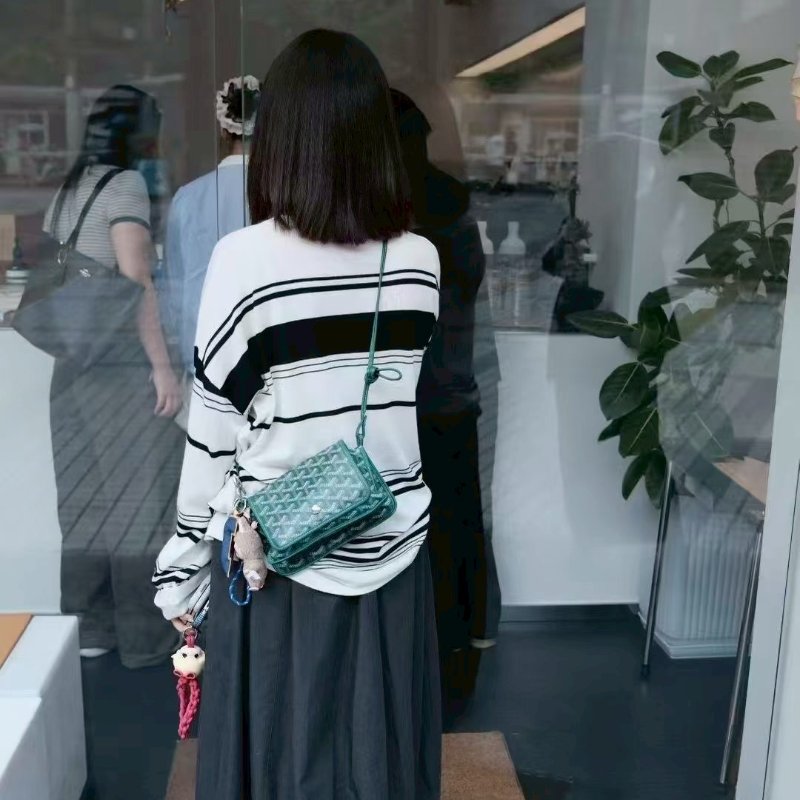 GOYARD Plumet 信封小包 - 綠-1