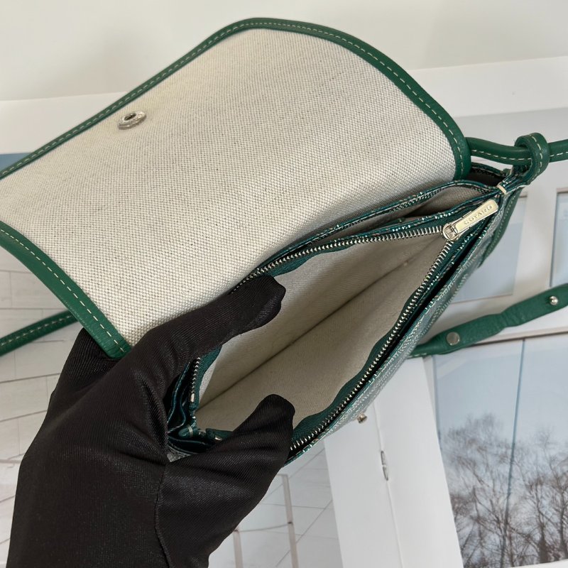 GOYARD Plumet 信封小包 - 綠-6