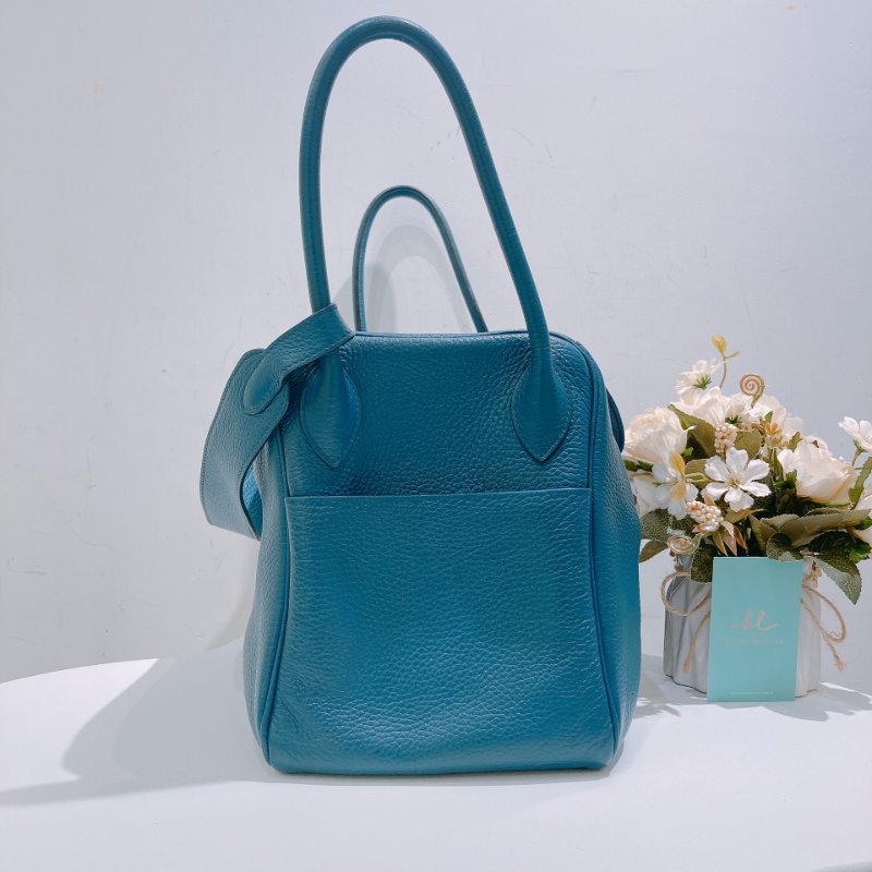 TW4699 Hermes 愛馬仕 單肩包 Lindy 34 TC1P Bleu Colvert x PHW-2