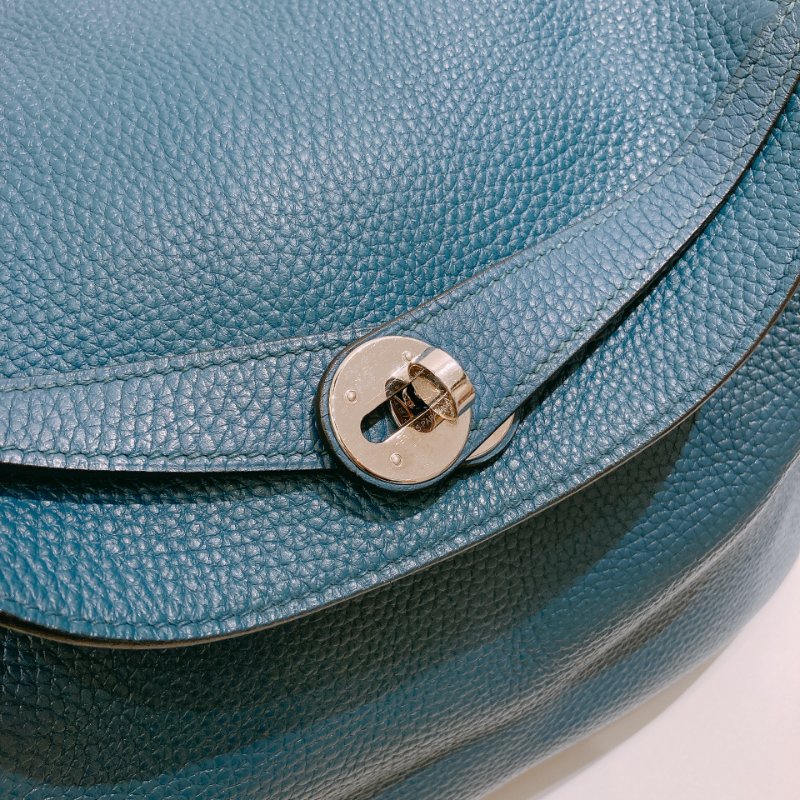 TW4699 Hermes 愛馬仕 單肩包 Lindy 34 TC1P Bleu Colvert x PHW-11