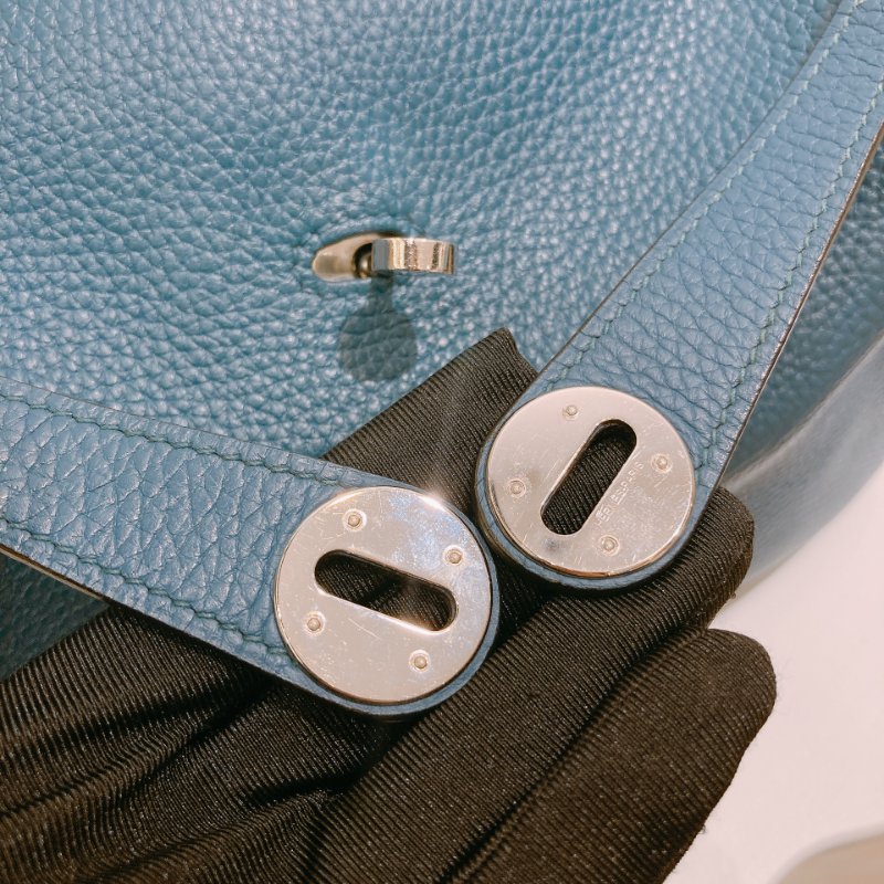 TW4699 Hermes 愛馬仕 單肩包 Lindy 34 TC1P Bleu Colvert x PHW-12