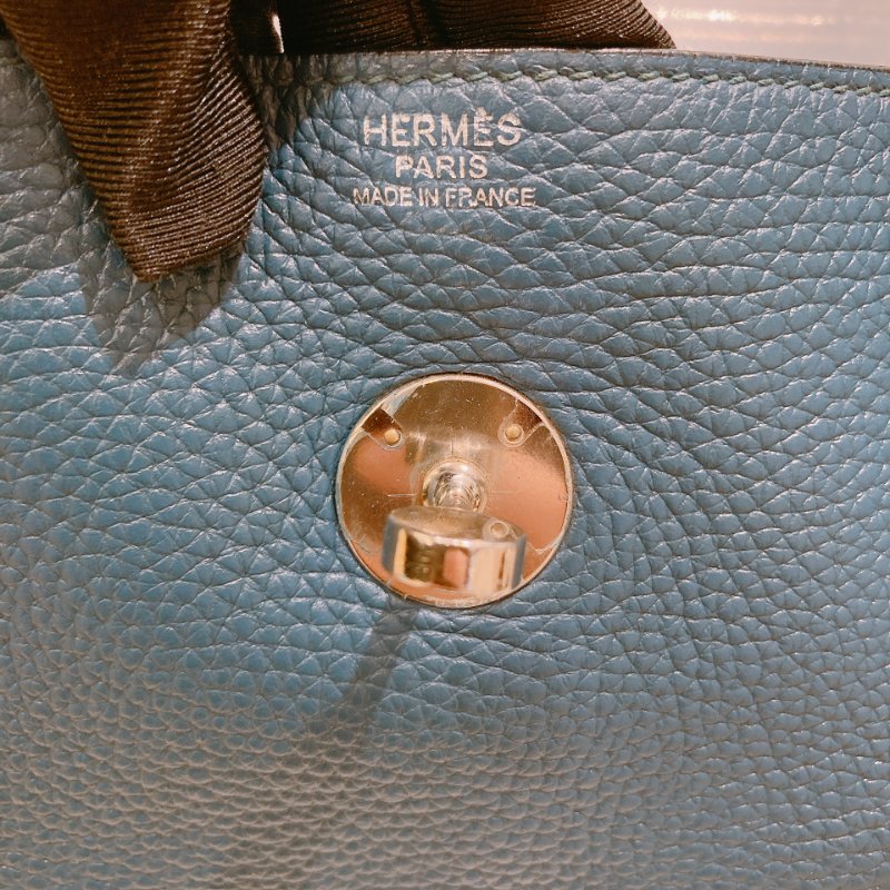 TW4699 Hermes 愛馬仕 單肩包 Lindy 34 TC1P Bleu Colvert x PHW-13