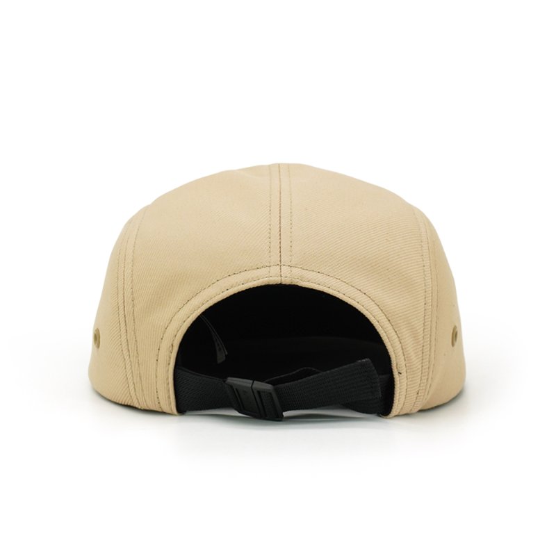 Burberry 品牌Logo棉質斜紋棒球帽#S(8030209-米)-3