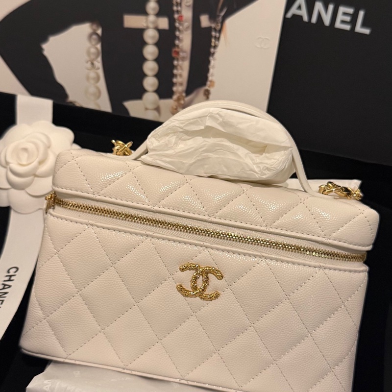 Chanel香奈兒26P 浮雕鑽LP長盒-2