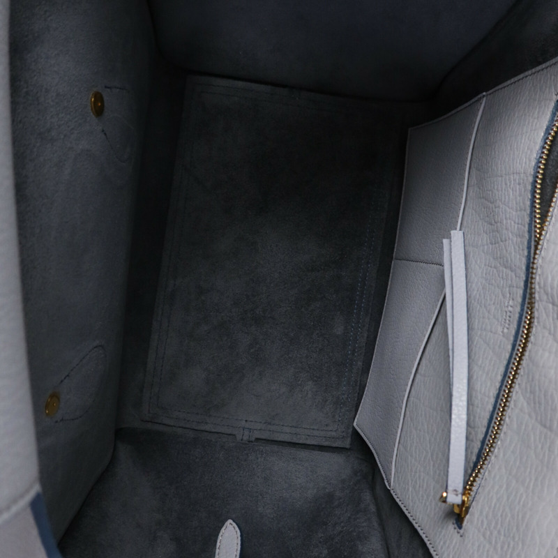 CELINE 牛皮皮革Small Tie Tote Bag 金扣手挽袋-4