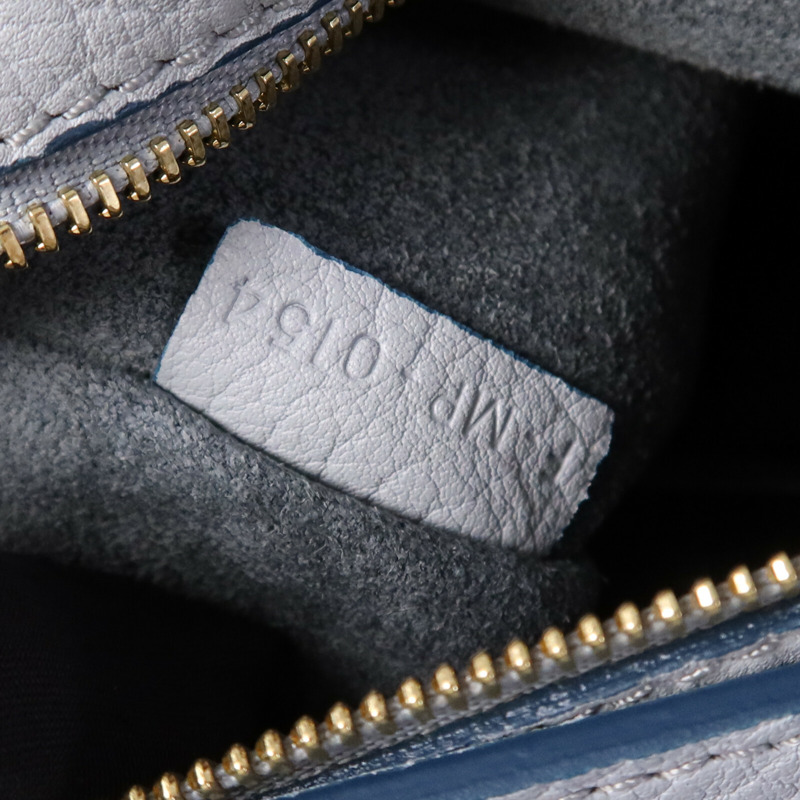 CELINE 牛皮皮革Small Tie Tote Bag 金扣手挽袋-7