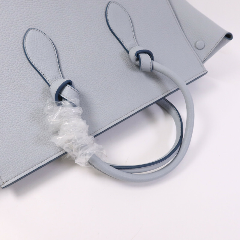 CELINE 牛皮皮革Small Tie Tote Bag 金扣手挽袋-8