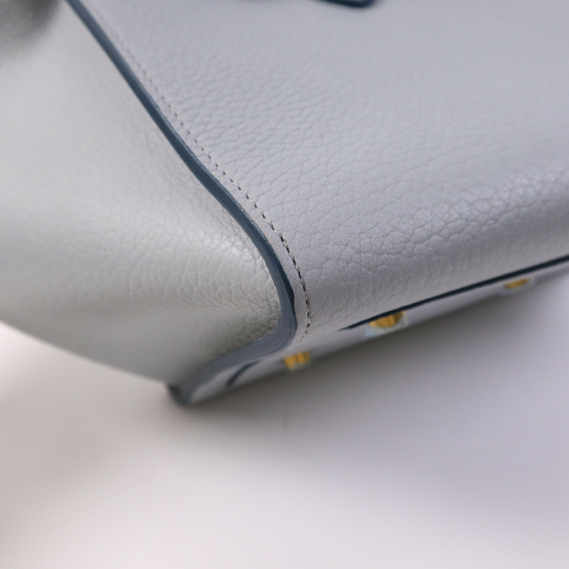 CELINE 牛皮皮革Small Tie Tote Bag 金扣手挽袋-11