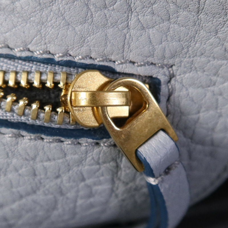 CELINE 牛皮皮革Small Tie Tote Bag 金扣手挽袋-14