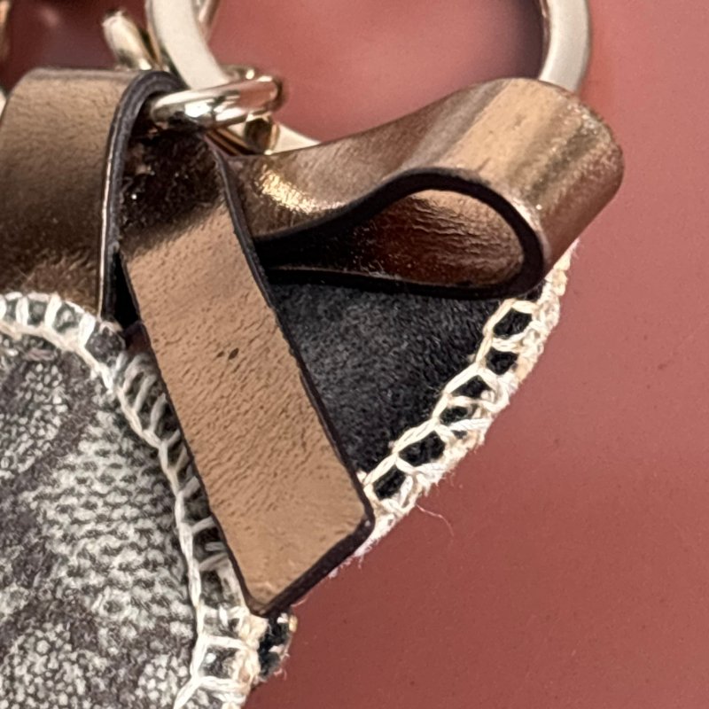 ::GUCCI:: 法鬥 法國鬥牛犬鑰匙扣包飾掛件 經典雙G PVC 吊飾 鑰匙圈 鑰匙圈-20