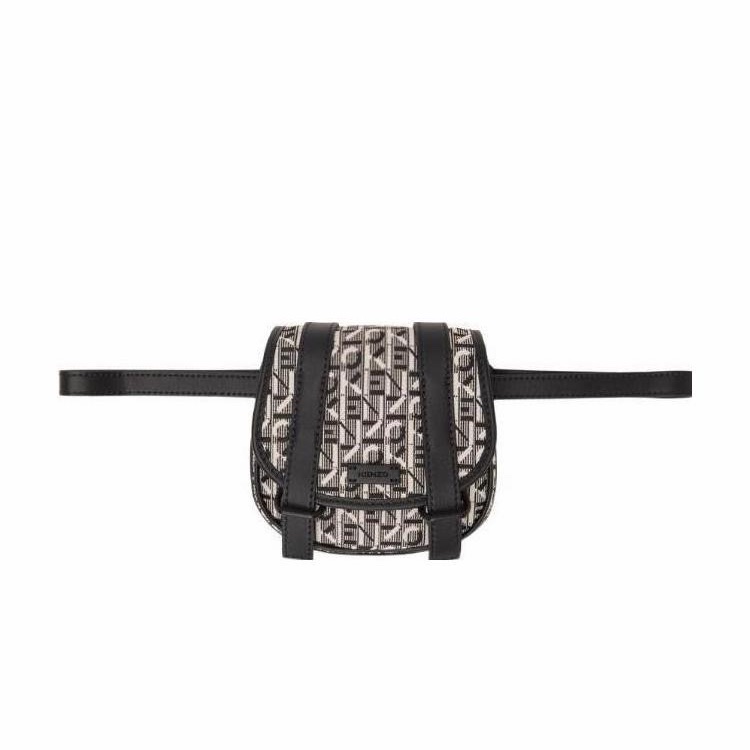 Kenzo 女士 經典logo圖案腰包均碼碼長：27cm，寬：2cm，高：20cm-1