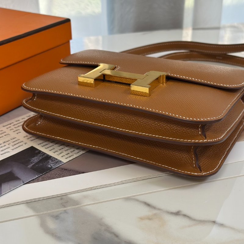 HERMES Mini constance 19 - 金棕金 Z-5