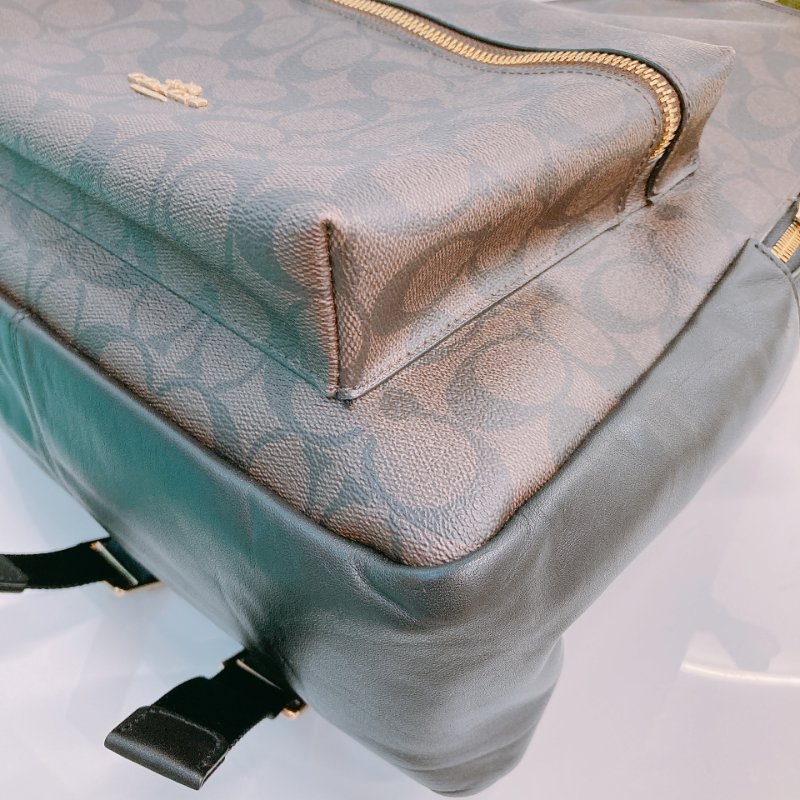 MS0548 Coach 蔻馳 背包 帆布 黑色 Backpack Canvas Black x GHW-5