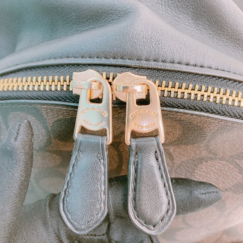 MS0548 Coach 蔻馳 背包 帆布 黑色 Backpack Canvas Black x GHW-8