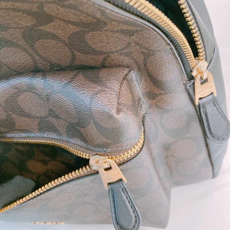 MS0548 Coach 蔻馳 背包 帆布 黑色 Backpack Canvas Black x GHW-12