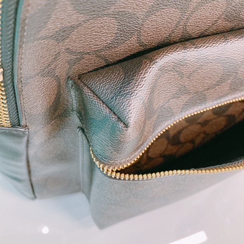 MS0548 Coach 蔻馳 背包 帆布 黑色 Backpack Canvas Black x GHW-13