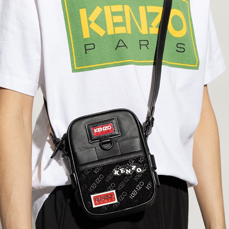 Kenzo 男士 徽標單肩包均碼碼-4