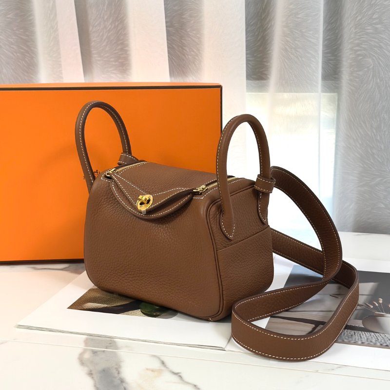 HERMES Mini lindy - 金棕金 U-3