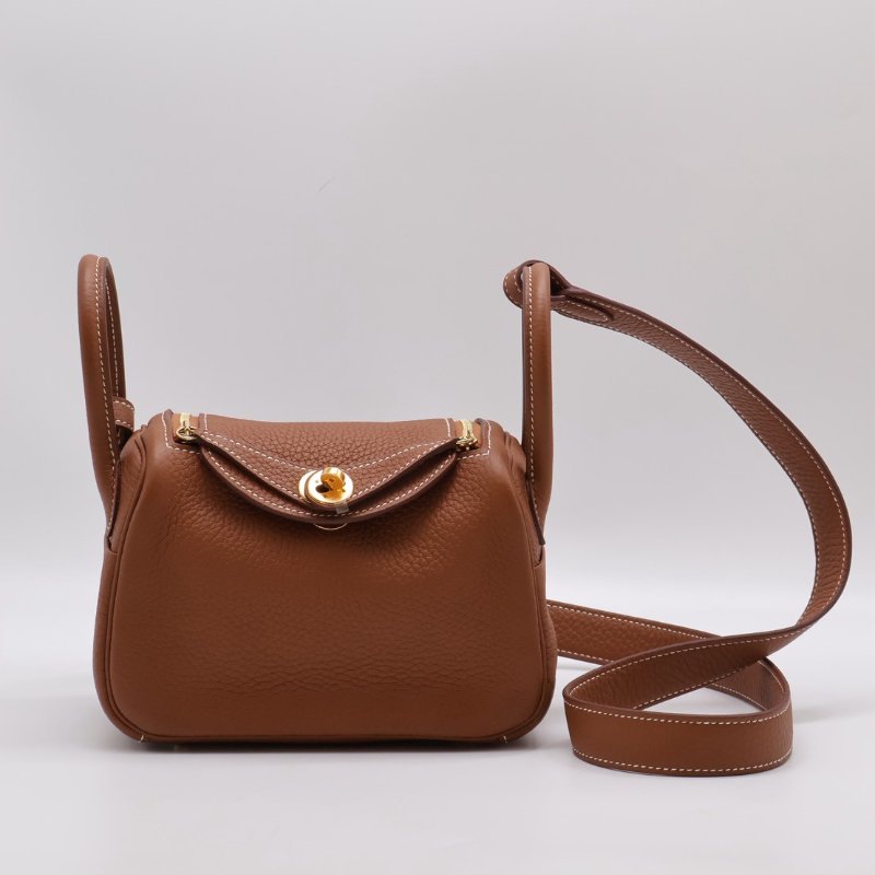 HERMES Mini lindy - 金棕金 U-0