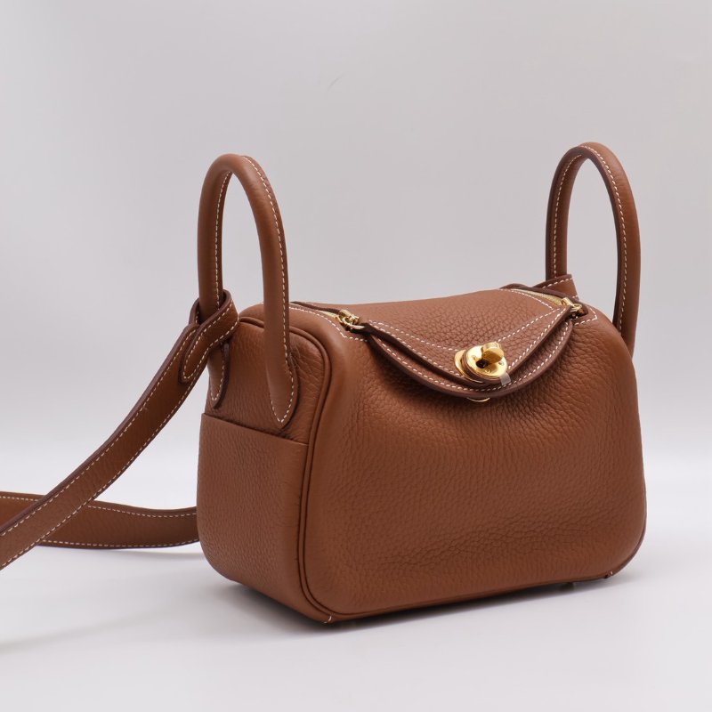 HERMES Mini lindy - 金棕金 U-12