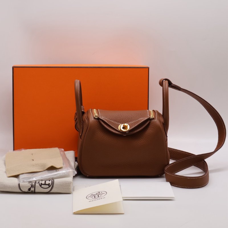 HERMES Mini lindy - 金棕金 U-13