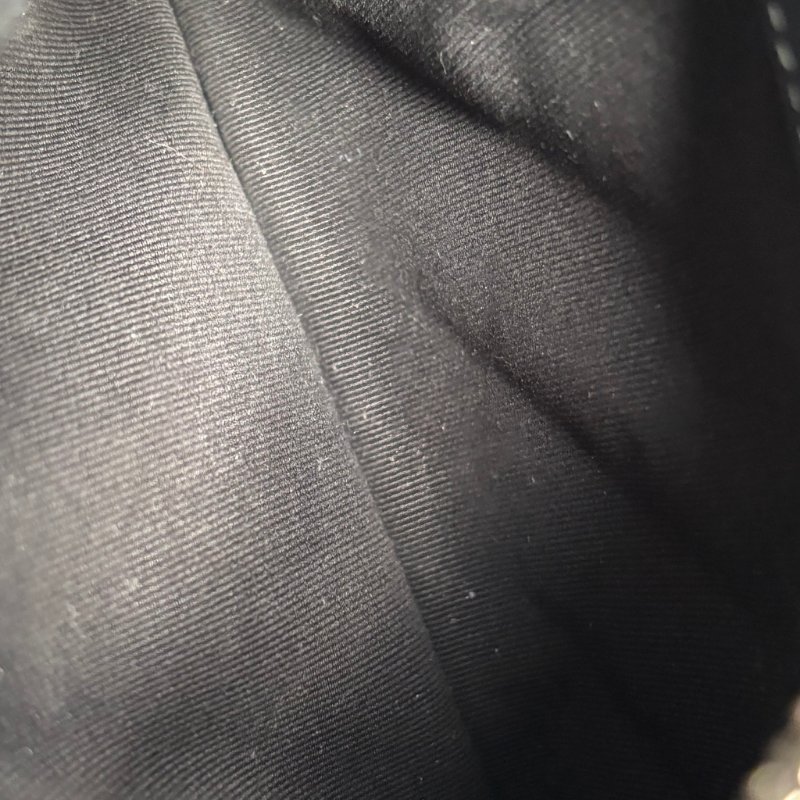 少見美品 ::CHANEL:: 經典菱格紋 黑色皮革 MATRASSE銀鏈條肩背包 斜背包 扁包-13